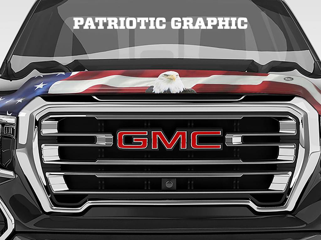 Husky Liner 2818054 American Flag Hood Deflector