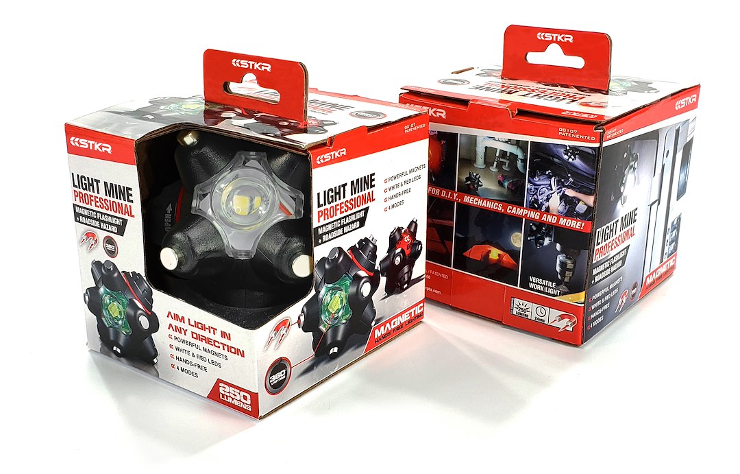 STKR Concepts 00107 Light Mine Professional Flashlight