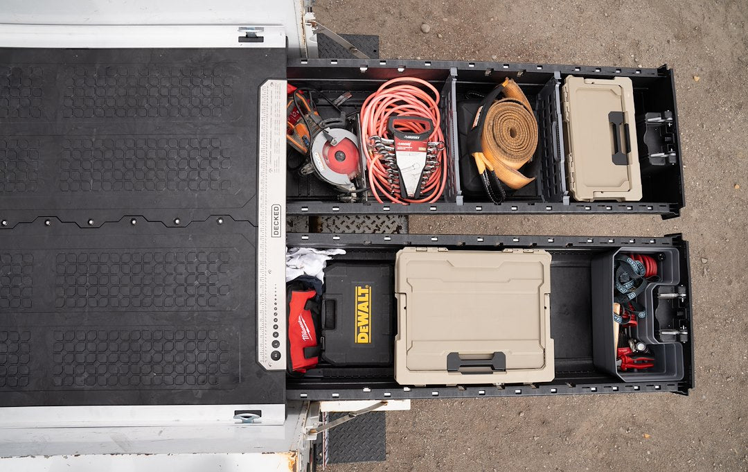 Decked XSB Semi-Universal Cargo Drawer Storage