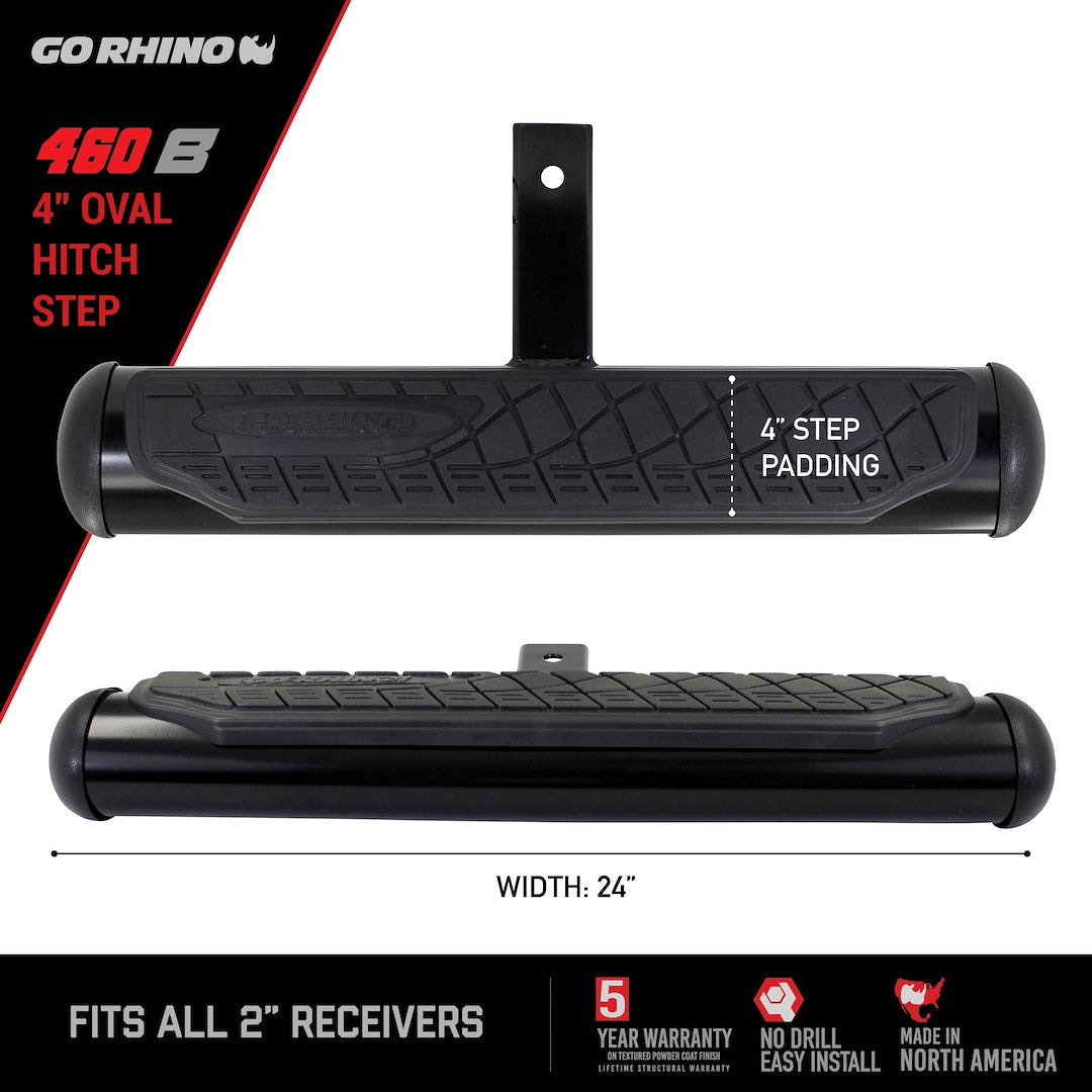 Go Rhino 460B Oval Receiver Entry Step