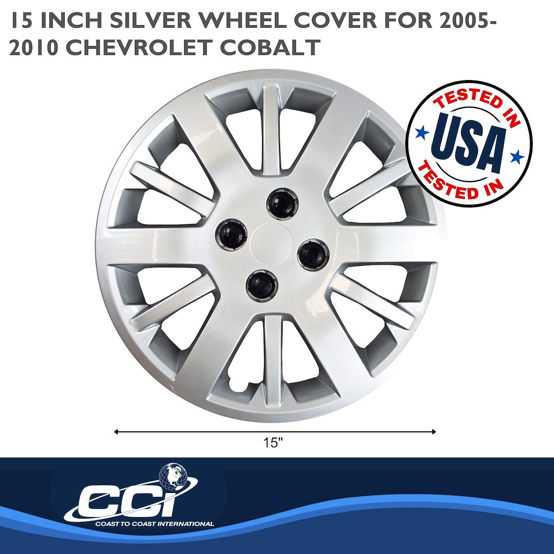 Coast To Coast 45315S Twelve-Spoke Steel-Wheel Covers for Cobalt - image 2