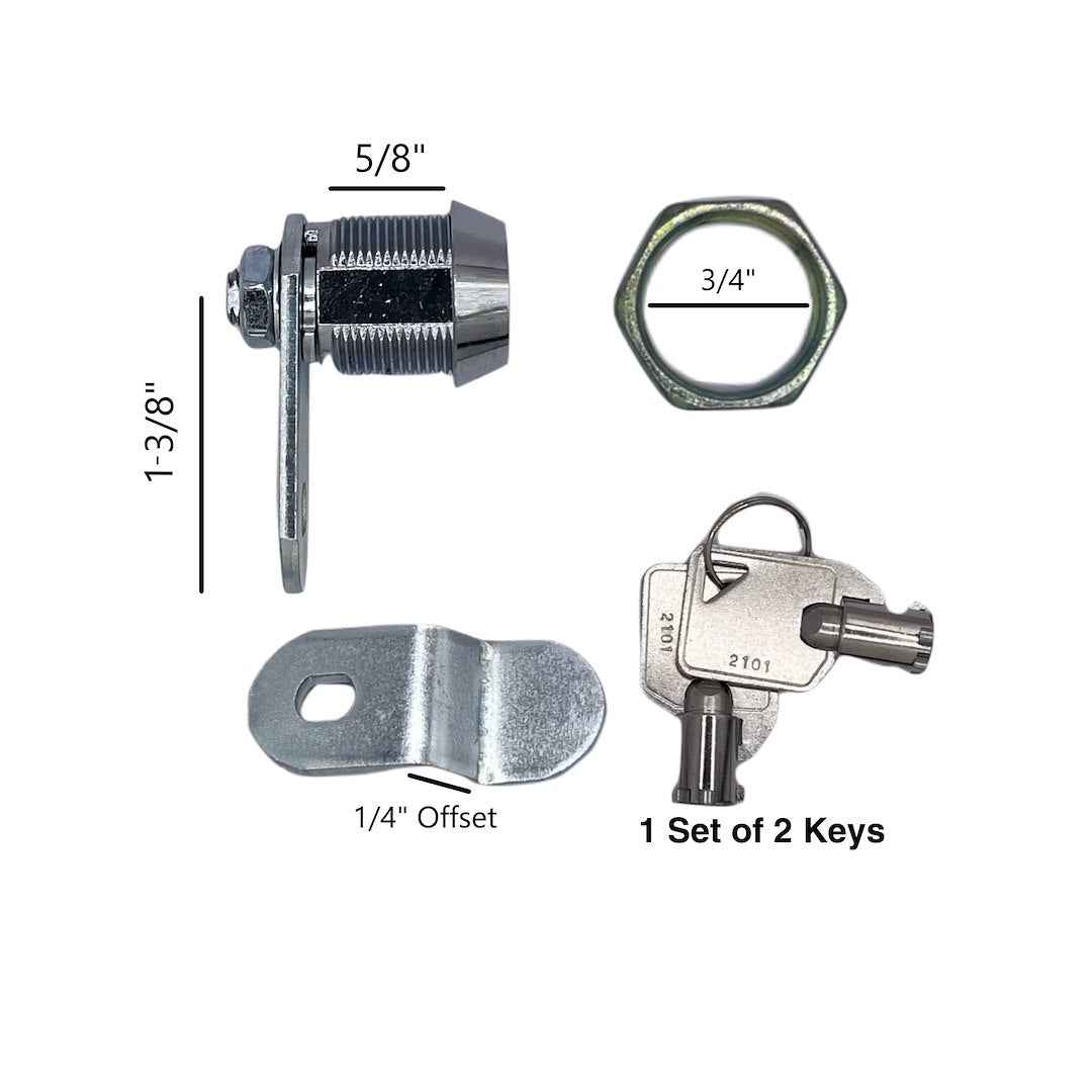 RV Designer L315 5/8-Inch Ace-Key Compartment Cylinder
