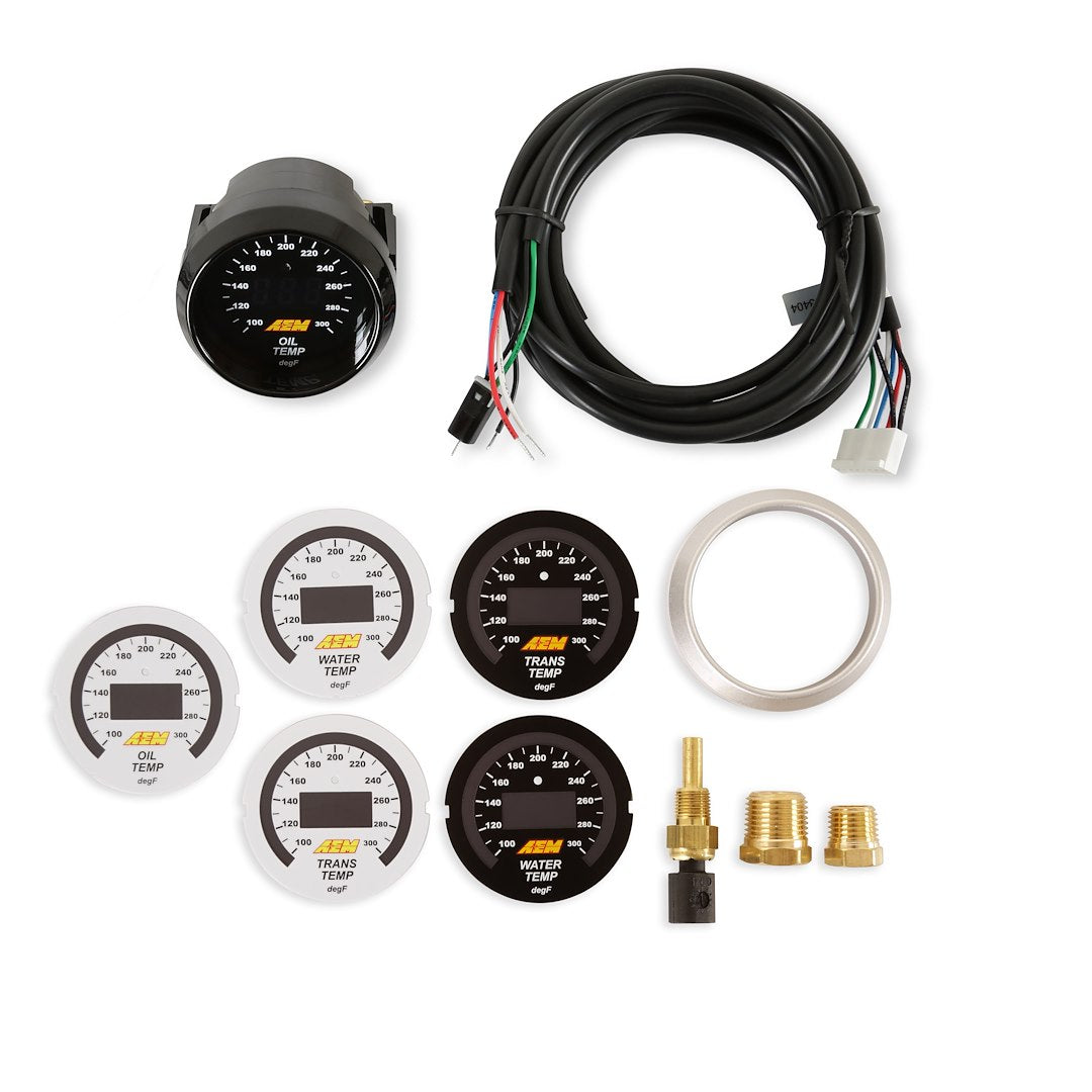 AEM Electronics 30-4402 Digital Temperature Gauge for Oil/Water/Trans - image 1