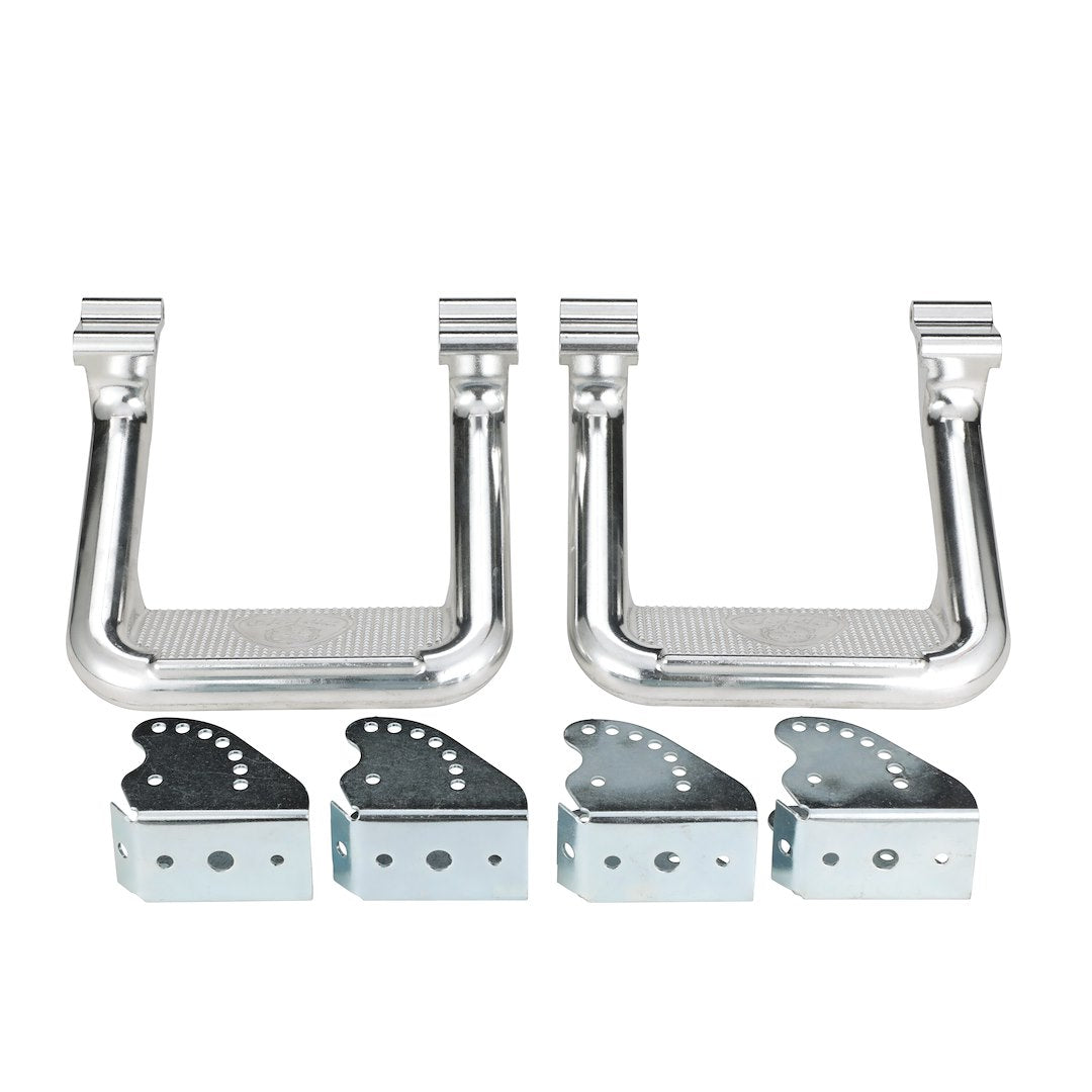 Carr 104502 Hoop II Polished Aluminum Entry Steps - image 3