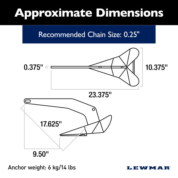 Lewmar 0057406 Anchor - image 5