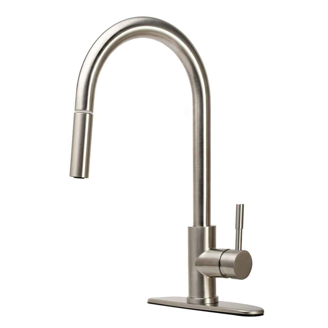 Dura Faucet Pull-Down Kitchen Faucet - Satin Nickel – MK530SLKSN