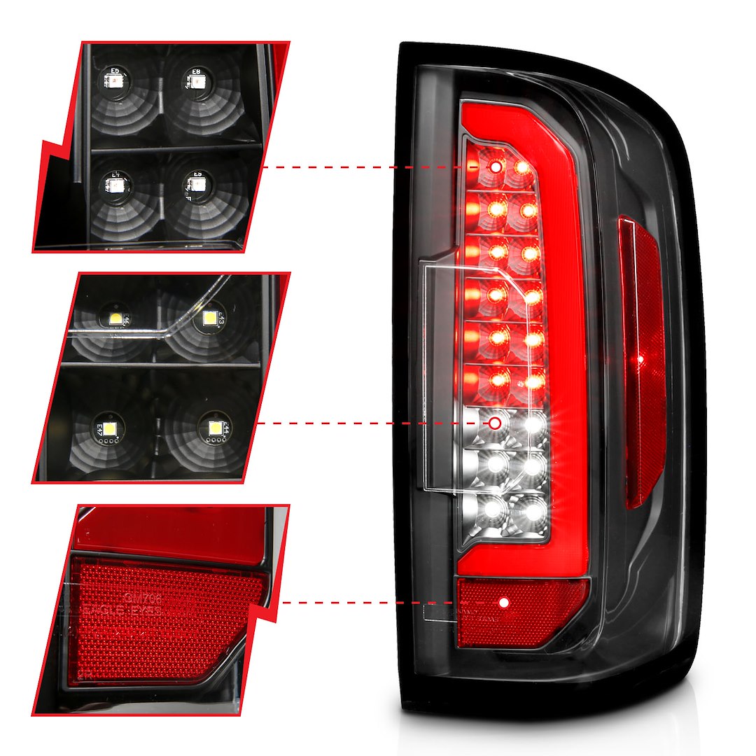 ANZO USA 311432 Colorado Clear LED Tail-Light Pair, Black - image 5