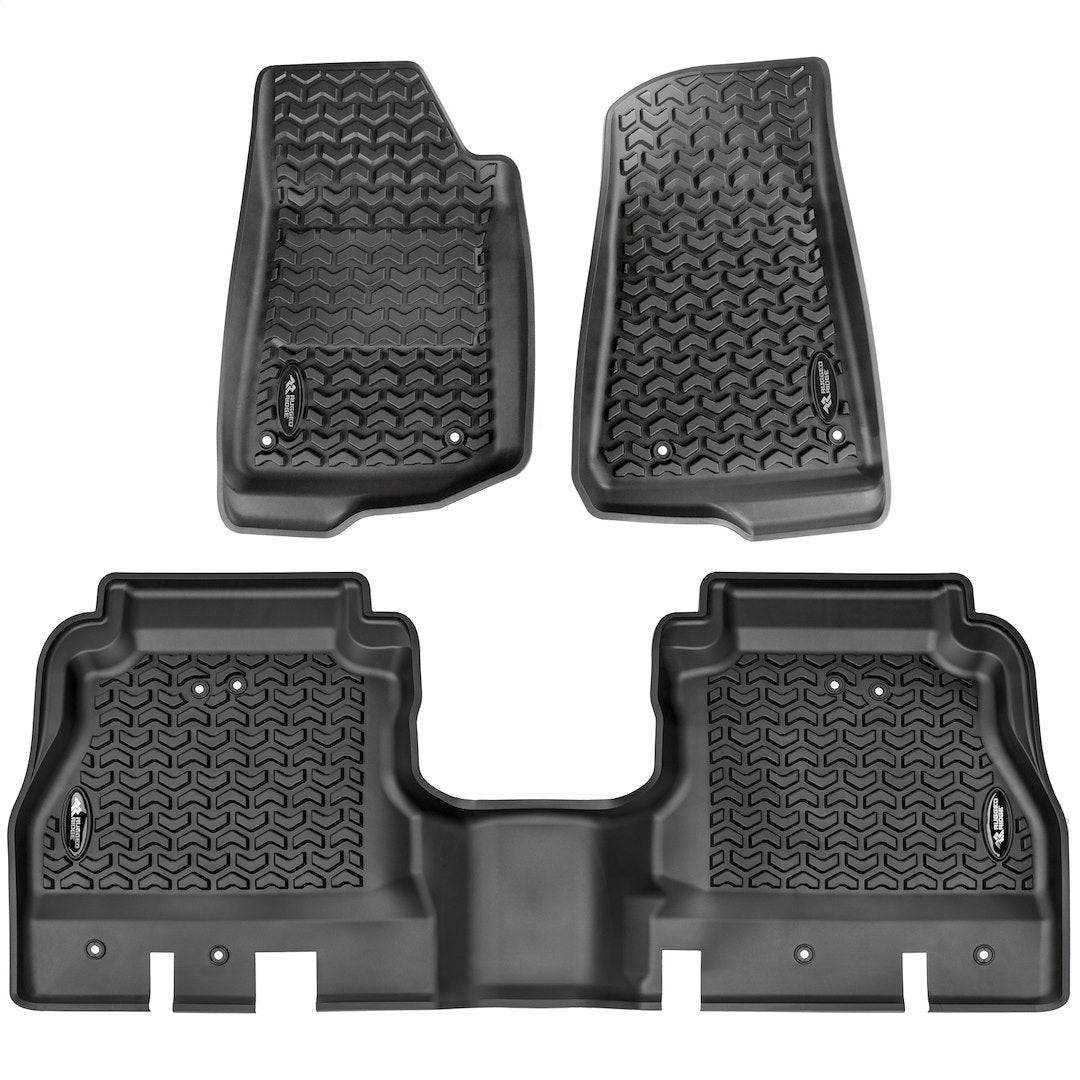 Rugged Ridge 12987.44 Front and Rear Floor Protection Kit