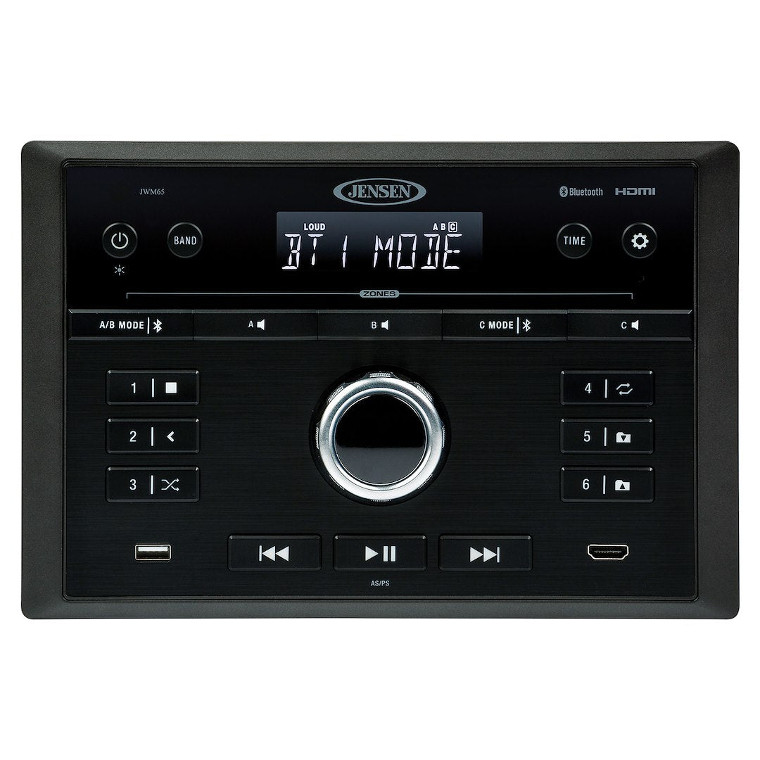 ASA JWM65 Jensen Three-Zone Bluetooth AM/FM Stereo - image 1