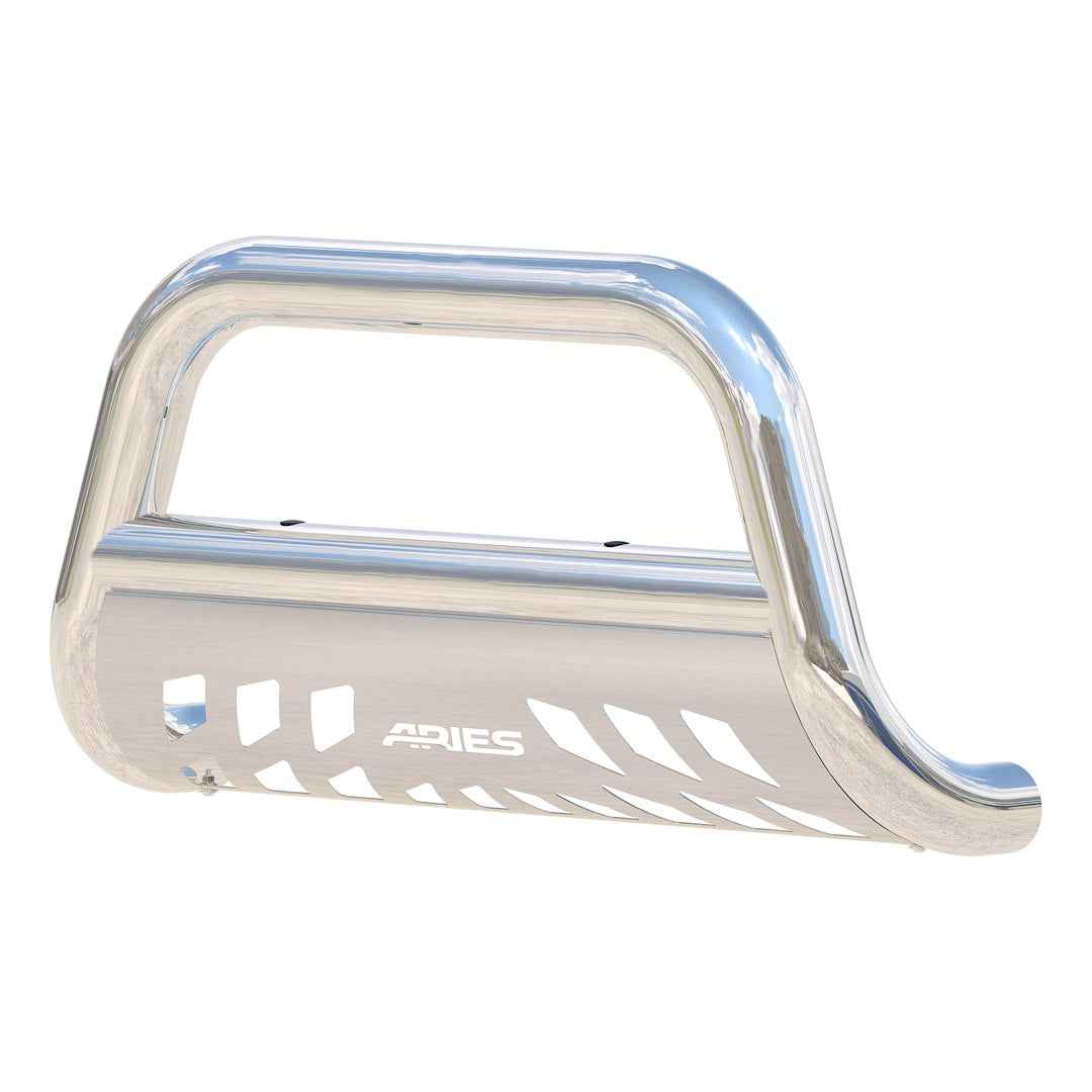 Aries 35-5006 Polished 3-Inch Bull Bar and Skid Plate