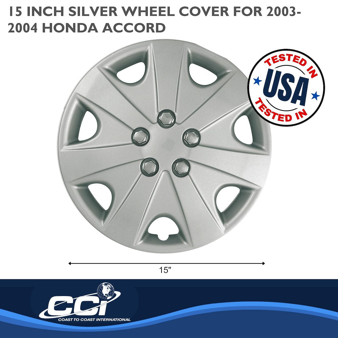 Coast To Coast 41415S Seven-Spoke Wheel-Cover Set for Accord - image 2