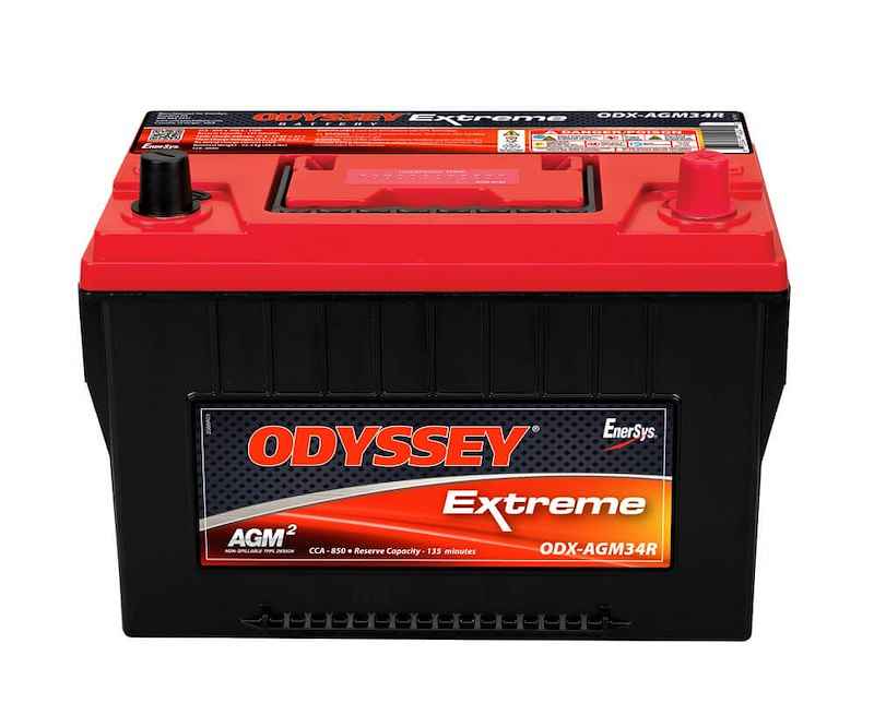 Odyssey Battery ODX-AGM34R Odyssey Starting Battery Group 34 12V 850 CCA Reversed – image 3