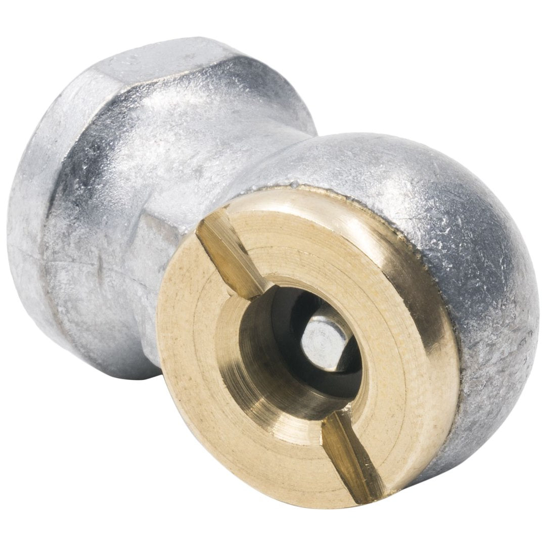 AutoMeter 2169 Steel Tire Chuck, 90 Degree, 1/4 NPT - image 1