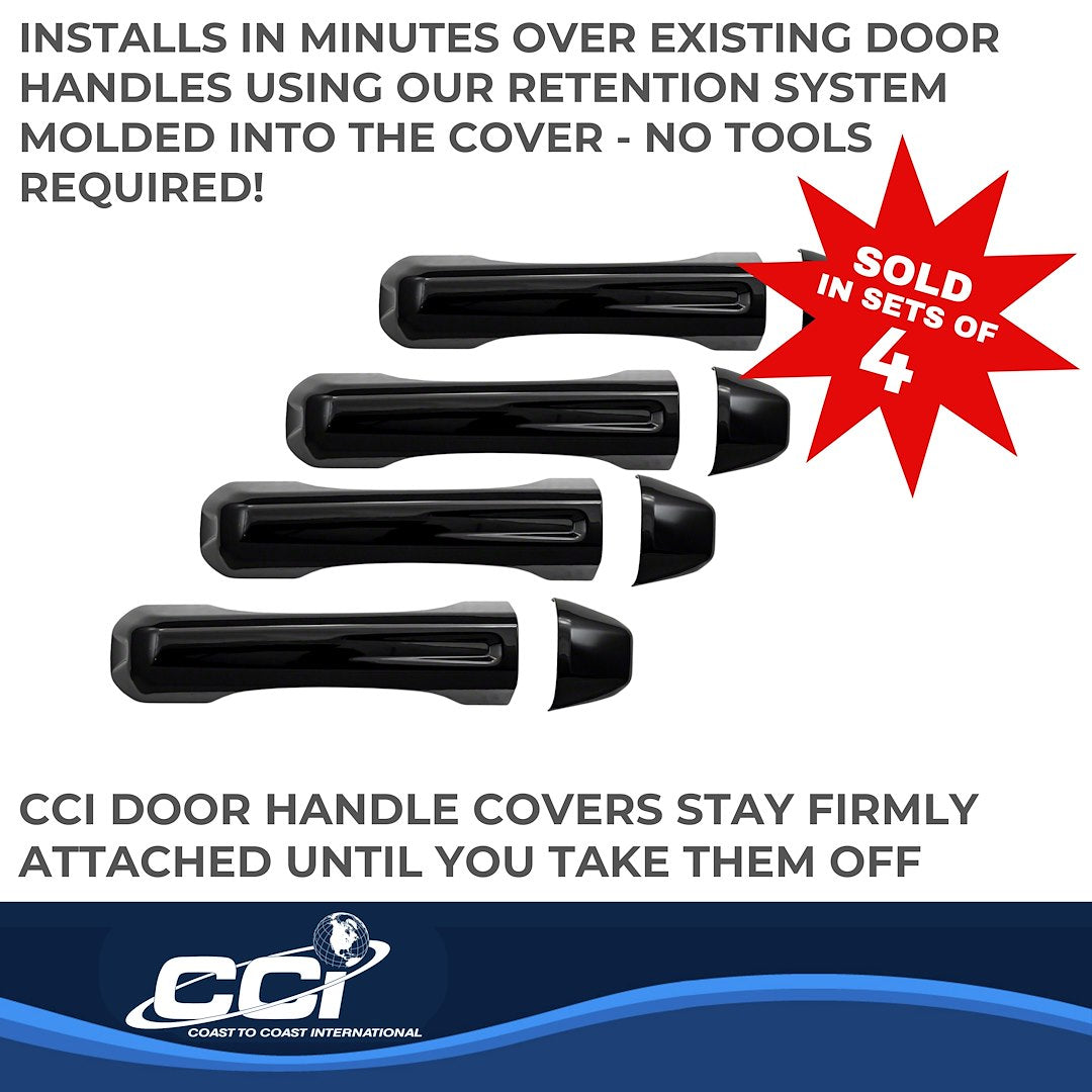 Coast To Coast DH68580BBK Jeep Gloss Door/Tailgate Handle Overlays - image 3