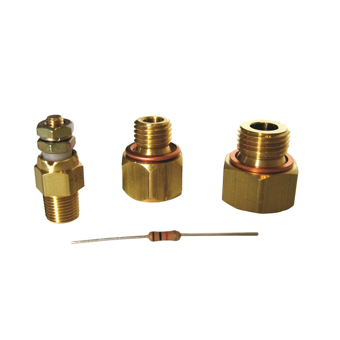 AutoMeter 5284 Straight Brass Metric/NPT Installation Adapters