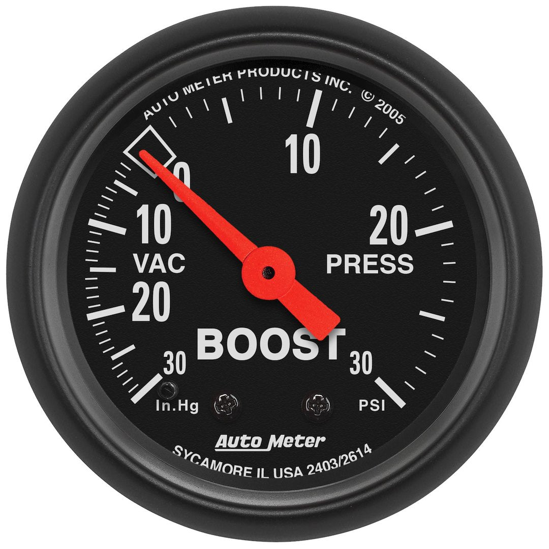 AutoMeter 2614 Z-Series In-Dash Vacuum/Boost Gauge - image 1