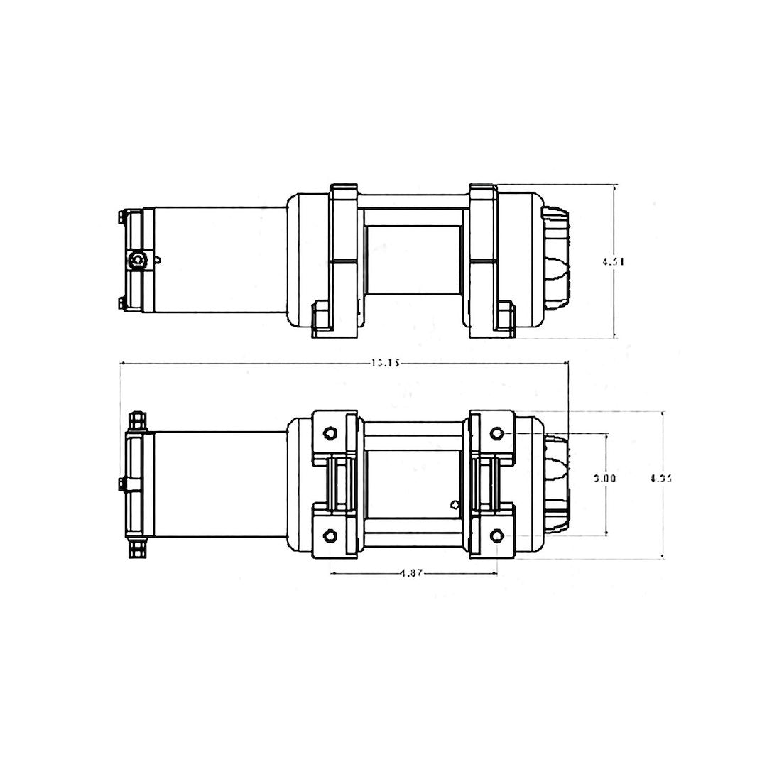 Superwinch 1120210 LT Series LT2000 ATV Winch