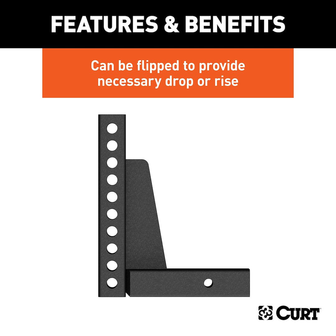Curt 17123 Weight Distribution Hitch Shank - image 3