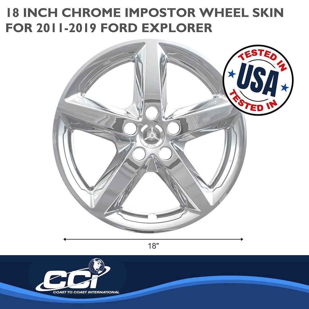 Coast To Coast IMP419X Explorer 18-Inch Chrome Impostor Skins