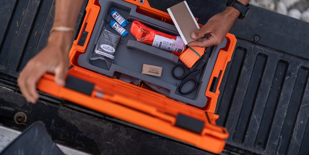 Decked A0131-IFAK-ORG Medical Supply Kit with Case