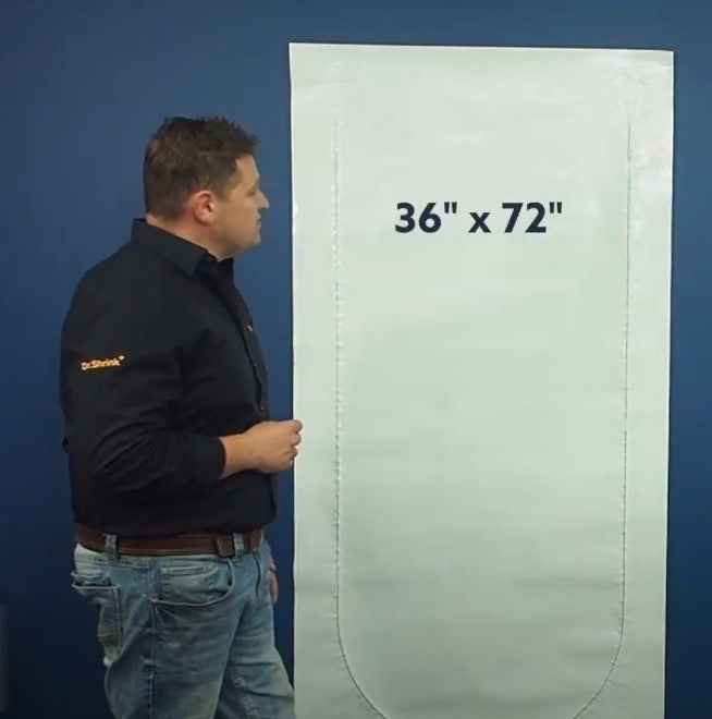 Dr Shrink Ds-72 Clear Shrink-Wrap Entry Door