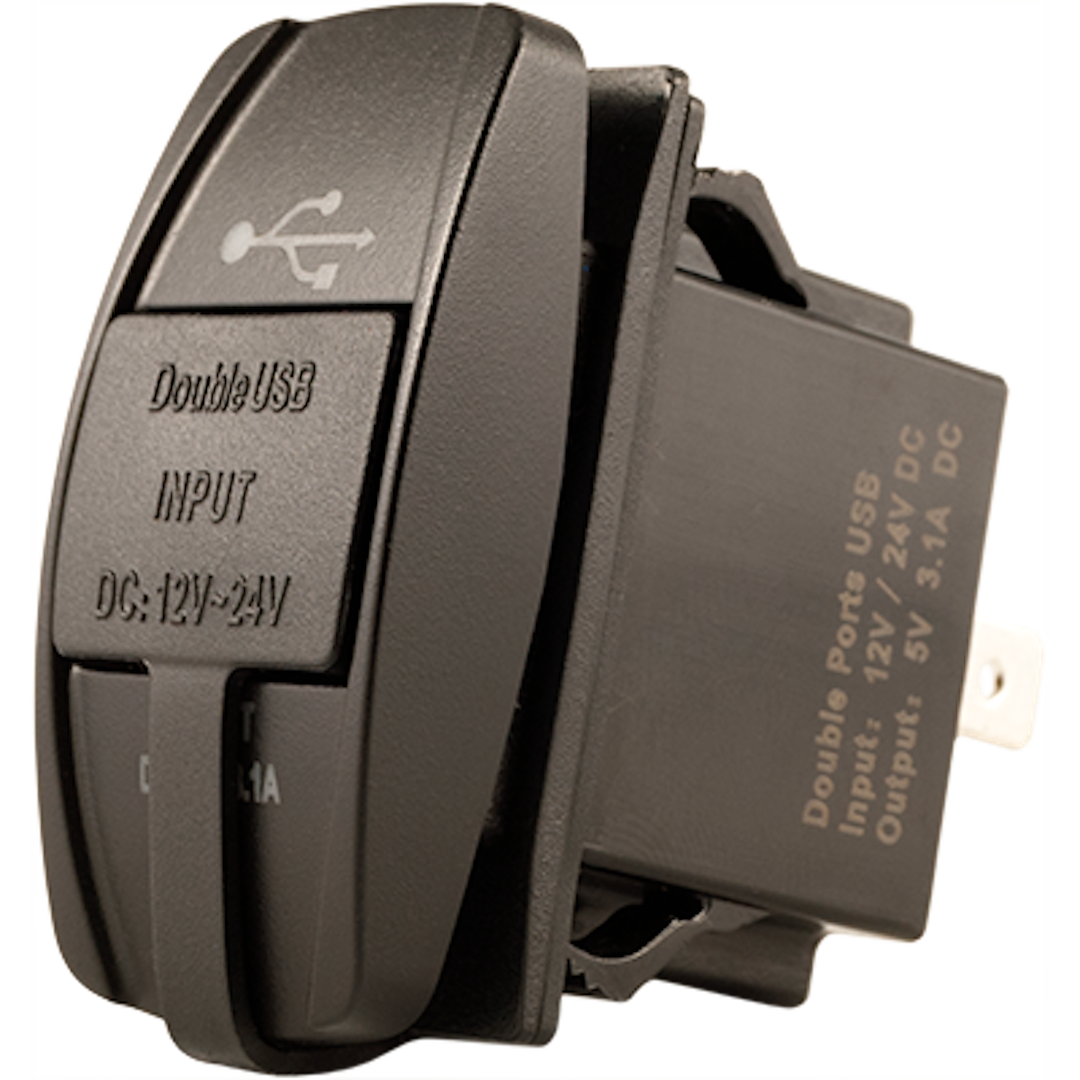 KJM Usb-Rsm Rocker-Mount USB Charger