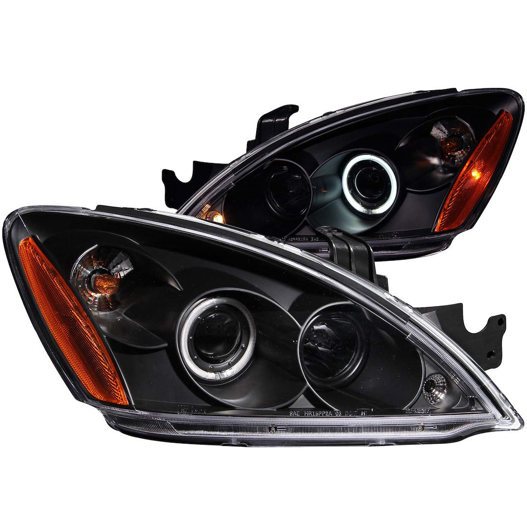 ANZO USA 121102 Lancer Black CCFL Projector Headlight Pair - image 1