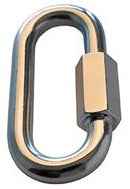 RV Designer H435 3/8-Inch Galvanized Safety-Chain Quick Link