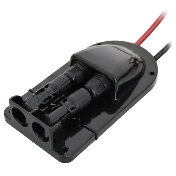 AIMS Power PV-2WEGMC4 Two-Cable Solar Roof Entry Plate - image 1