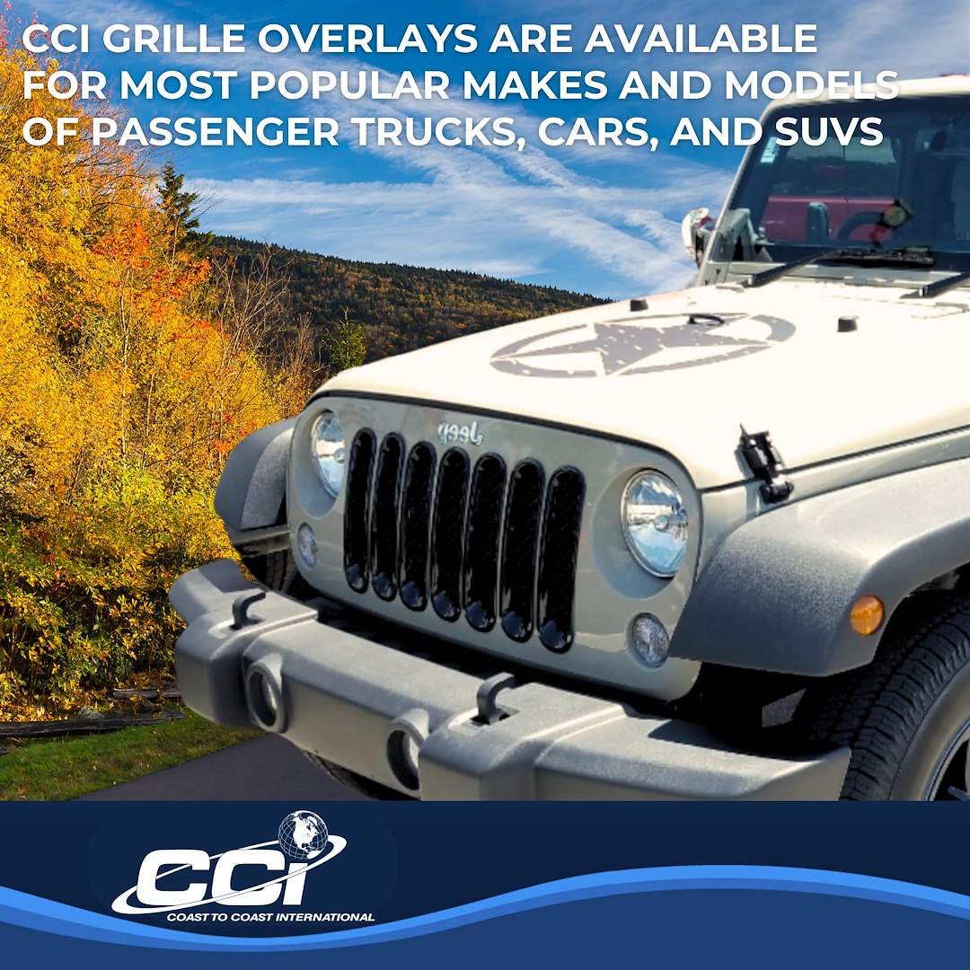 Coast To Coast GI414BLK Wrangler JK Gloss Mesh Grille Trim - image 5