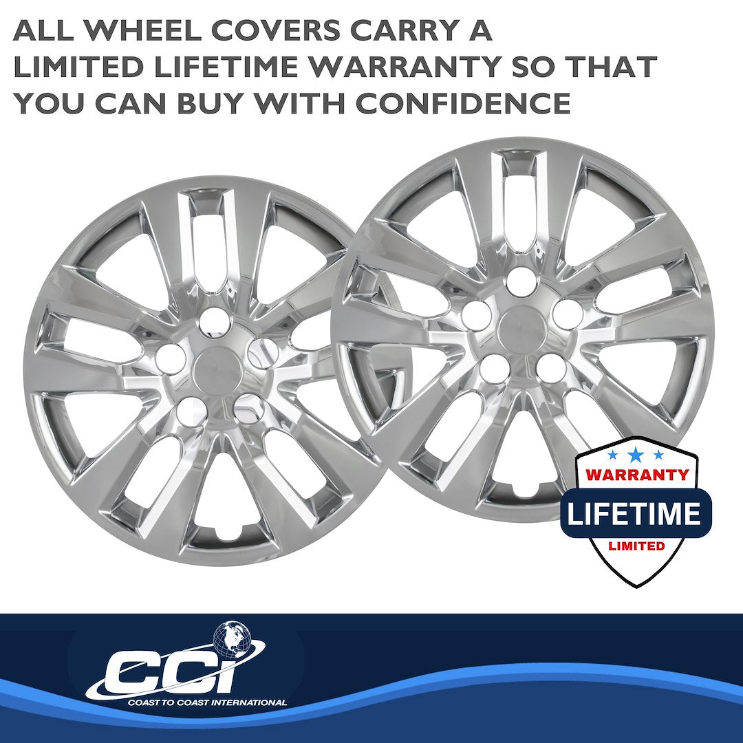 Coast To Coast 50516C Altima 16-Inch Chrome Wheel Trim Set - image 3