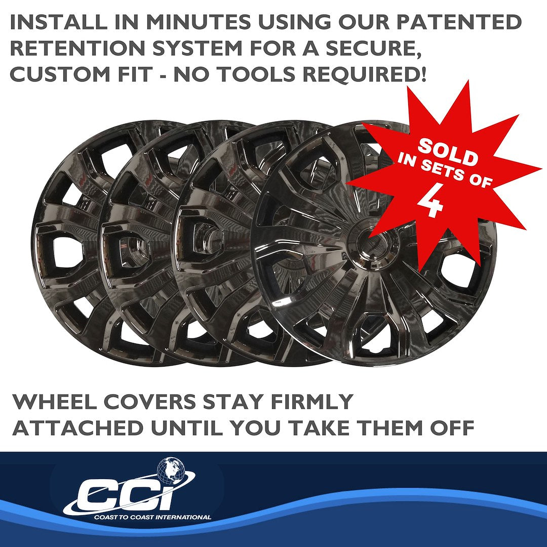 Coast To Coast 54316BLK Transit 16-Inch Black Trim Set - image 4
