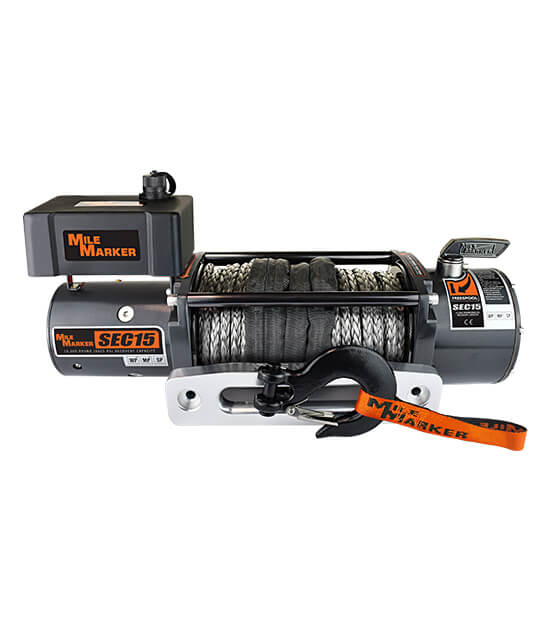 Mile Marker 76-53260W SEC15 Winch and Rope