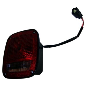 Crown Automotive 56018648AC Right Clear/Red Square Tail Lamp - image 3