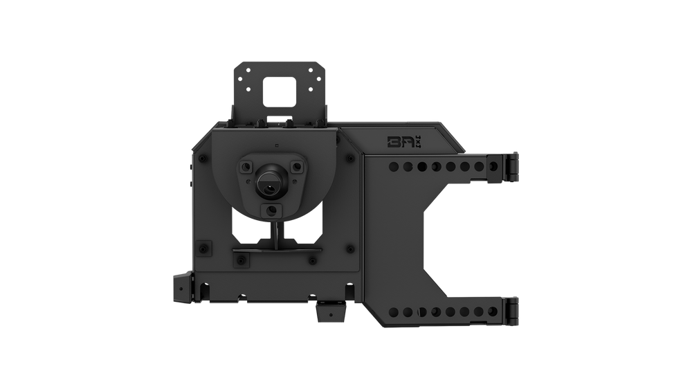 Body Armor FB-5290 Black Steel Bronco Hinge-Mount Tire Carrier - image 1