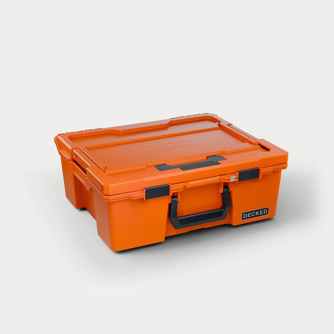 Decked A0020-HRAK-ORG Halfrack 32 Portable Storage Box