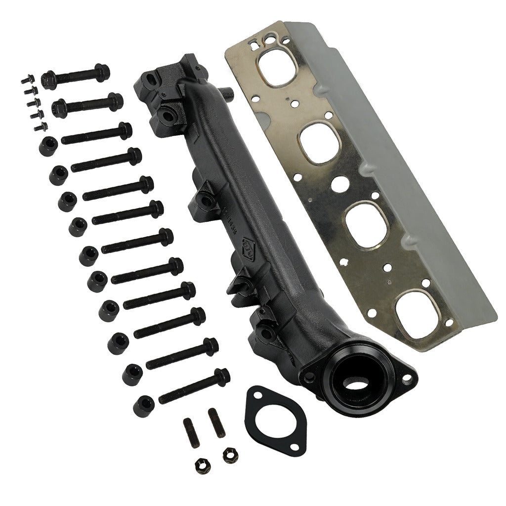 BD Diesel 1041456 High-Silicon Iron Manifold with Separate Shield Mounts - image 1