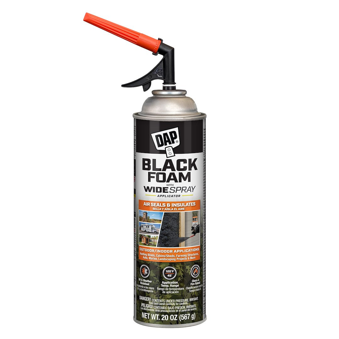 Dap 7565000320 Black Spray Insulation Foam