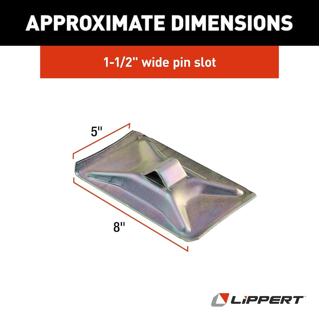 Lippert Components 700052 Trailer Landing Gear Foot - image 2