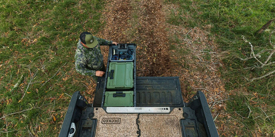 Decked A0010-SIXR-GRN Sixer 16 Portable Storage Box