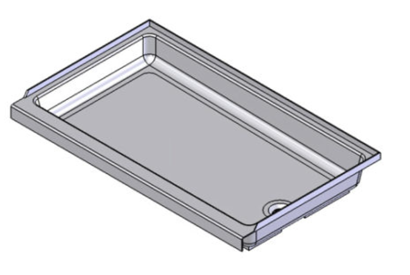 Specialty Recreation SP2440PR 24" x 40" RV Shower Pan with Right Drain – image 3
