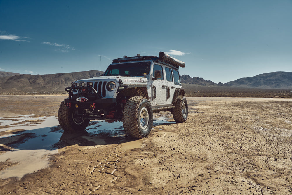 Body Armor JL-6102 Front Flat Steel Flares with Lights, Pair - image 3