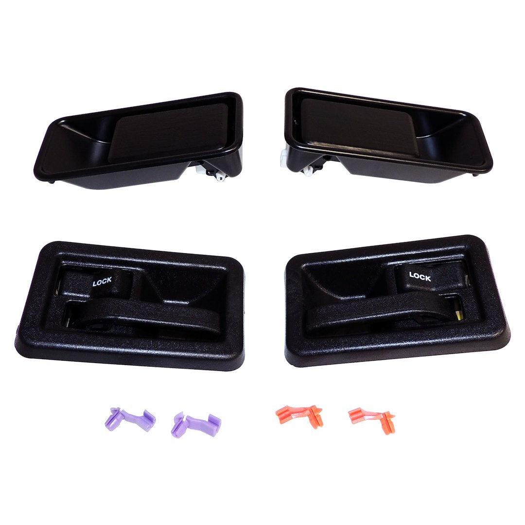 Crown Automotive 55176548MK Black Steel Exterior Handle Pair - image 1