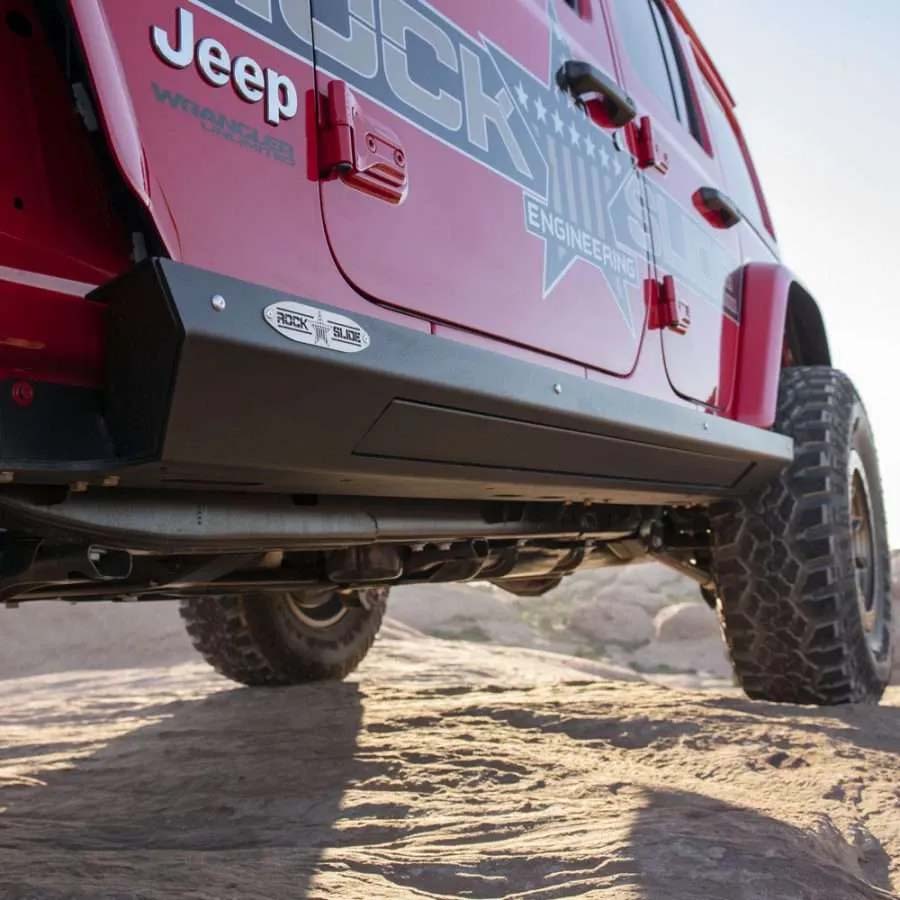 Rockslide Engineering AX-SP-300-JL4 Step Slider Skid-Plate Add-On