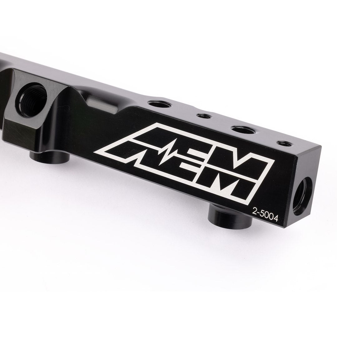 AEM Electronics 25-104BK Accord/Prelude Black Aluminum Fuel Rail - image 4
