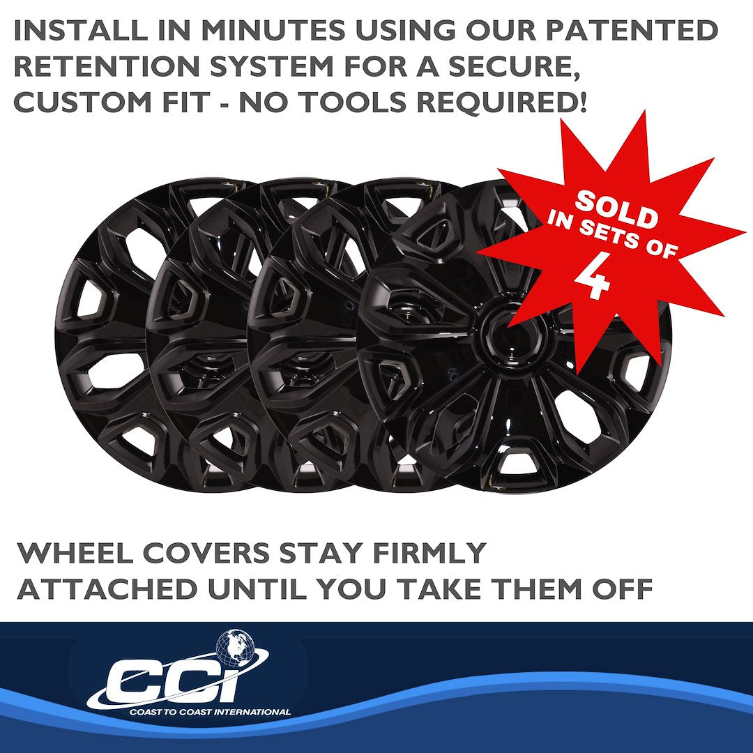 Coast To Coast 51216BLK Transit 16-Inch Y-Spoke Trim Set - image 4