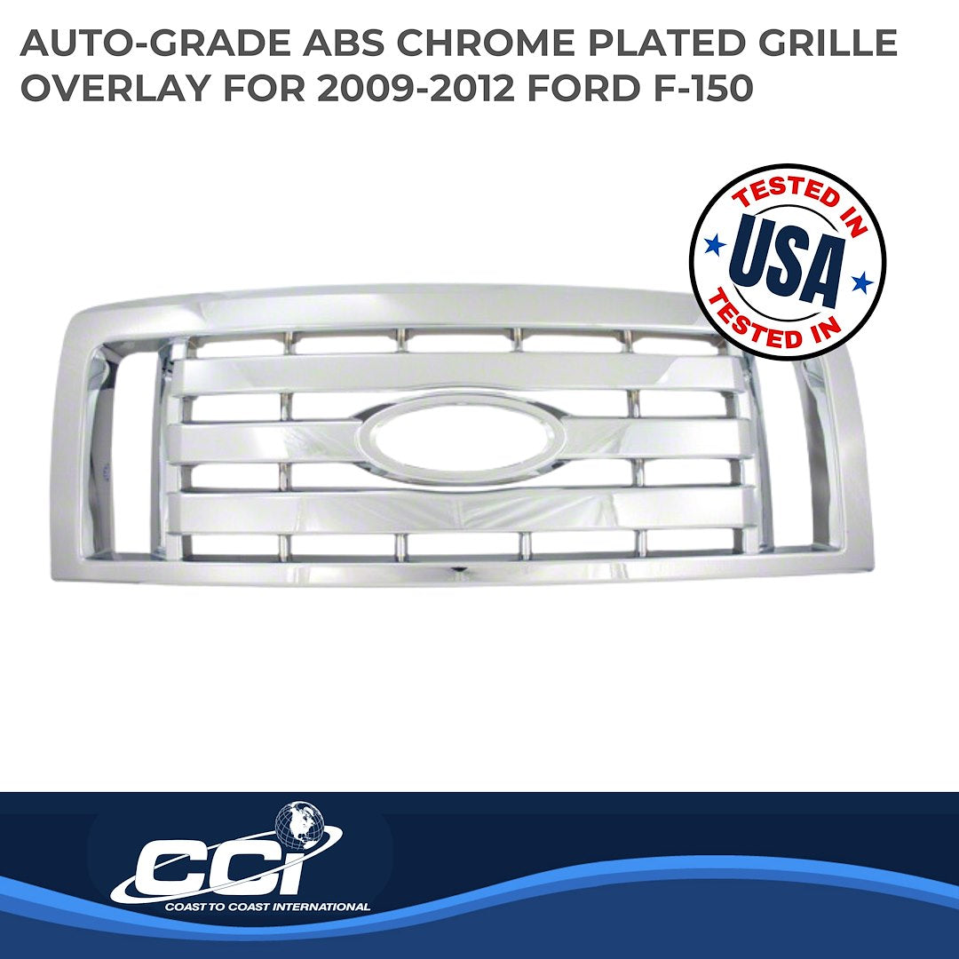 Coast To Coast GI73 F-150 Chrome Bar-Style Grille Trim - image 2