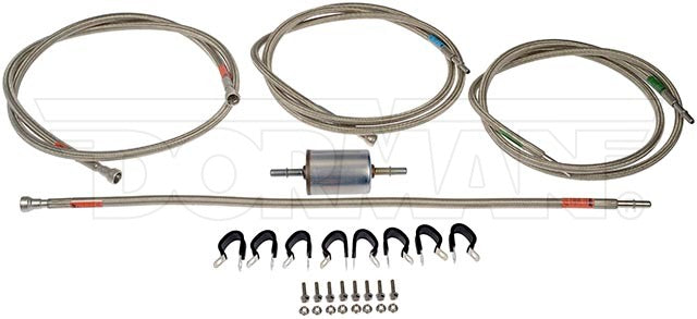 Dorman (OE Solutions) 819839 Silver Braided OE Fuel Lines - image 1