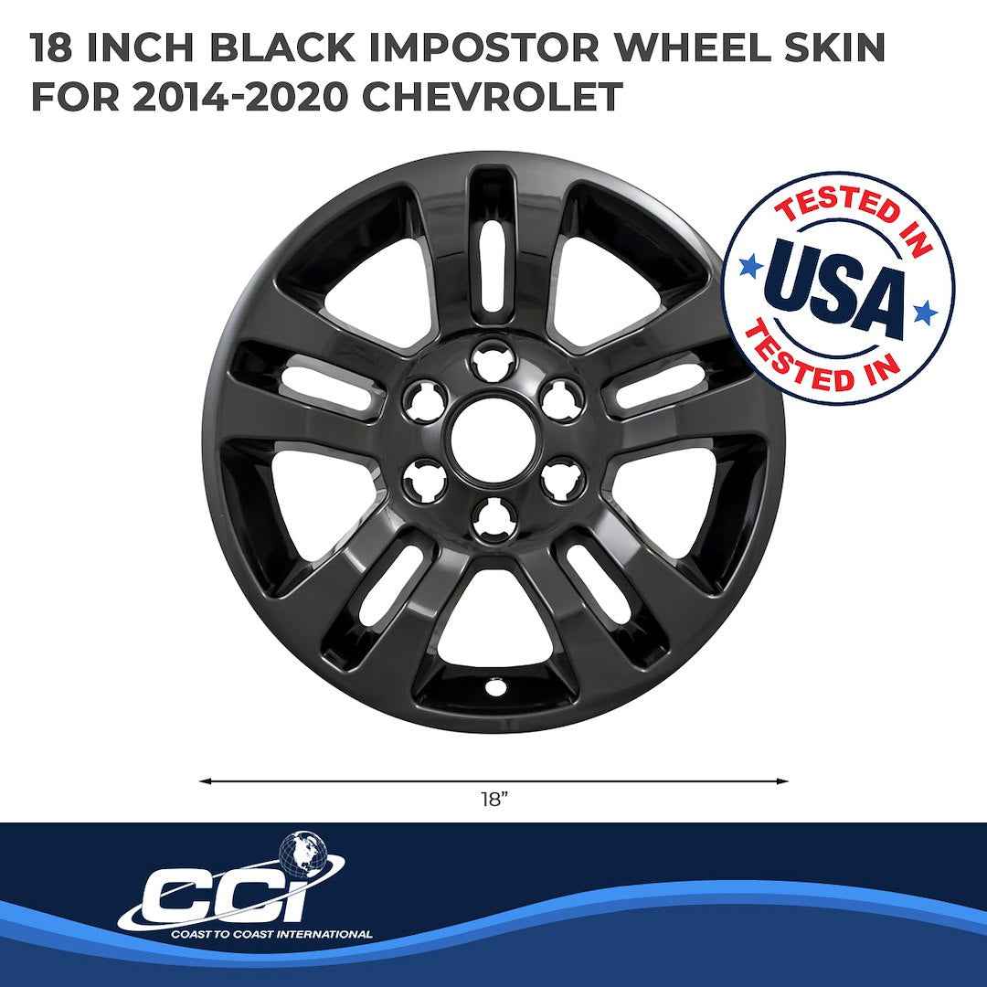Coast To Coast IMP377BLKN Silverado 18-Inch Impostor Skins