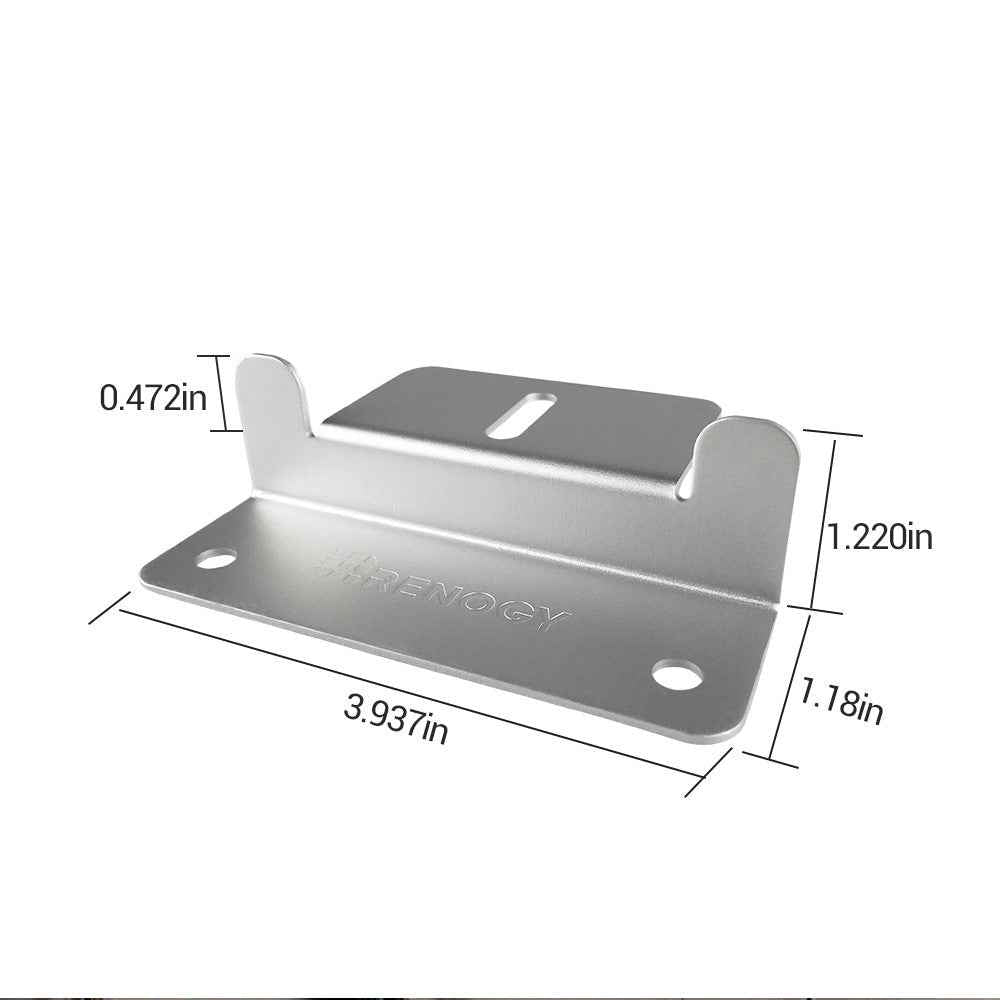 Renogy 0021360 Single Solar-Panel Z-Bracket Mounting System